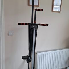 Verticle climber - cardio exercise.