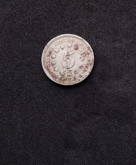United States : 1868 Shield Nickel