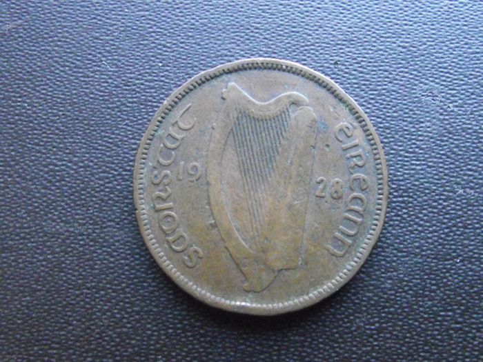 Irish Free State 1928 Half Penny