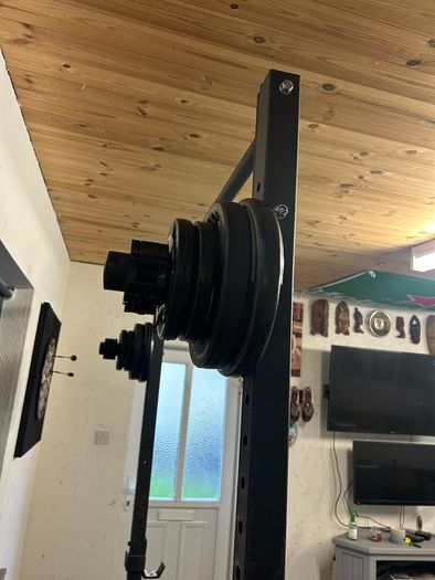 Half Rack with Bars and plates
