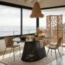 Kave Home Jeanette black dining table Image 4