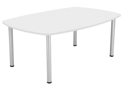 New - Plus Boardroom Table - White 1800 x 1200 WHITE