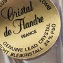 Vintage 1994 Set Of 4 Salzburg by CRISTAL DE FLANDRE Lead Crystal Glasses  Brand New BOXED Image 6