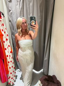 Zara embellished dress