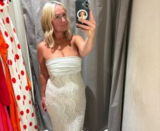 Zara embellished dress