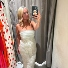 zara embellished dress