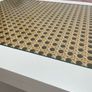 Painted coffee table with wicker effect top Image 10