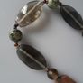 Necklace - 'Forest Colours' - Green and Brown Image 3