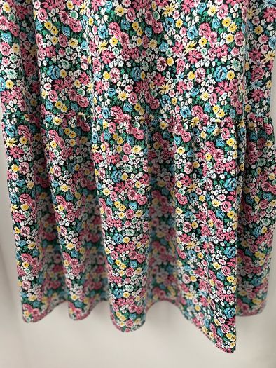 Black floral maxi dress size 12 New without tags