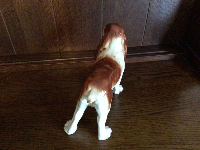 Vintage Coopercraft China Springer Spaniel Dog Figurine Ornament