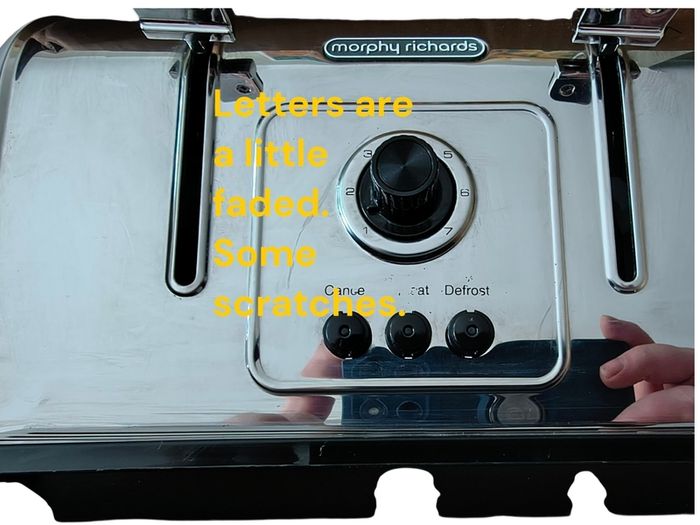Toaster Morphy Richards Venture 4 Slice White