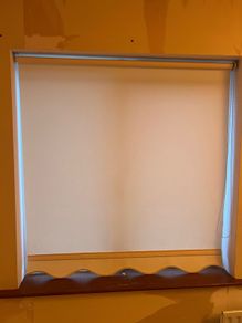 Cream Roller Blinds with Scalloped Edge 4 Available between 112/115cm wide