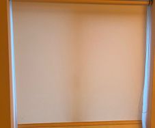 Cream Roller Blinds with Scalloped Edge 4 Available between 112/115cm wide