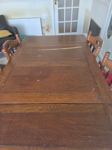 Table and chairs