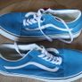 Vans Old Skool Trainers UK 10.5 Blue Image 5
