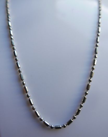 Vintage Sterling Silver 925 Bead Chain length 17" - 5,6g
