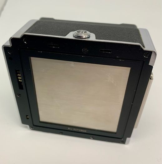 Hasselblad 500 cm vintage medium format film camera and A12 film back