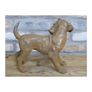 Rusty Cast Iron Dog Small Tail Up D11215 Image 2