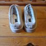 BNWT Size 2 Girls Cream Faux Fur Whipstitch Slippers Image 2