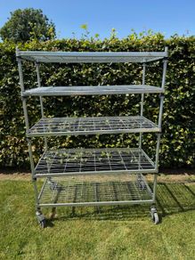 Wired Shelf Trolley 5 Shelves