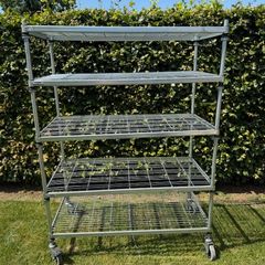 Wired Shelf Trolley 5 Shelves