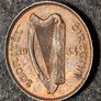 Ireland Excellent 1933 farthing coin Image 4