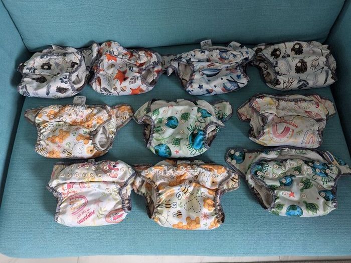 MotherEase Uno all in one cloth nappies
