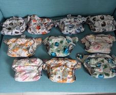MotherEase Uno all in one cloth nappies