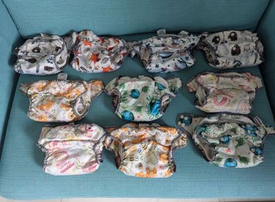 MotherEase Uno all in one cloth nappies