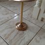 Vintage brass Moroccan style side table Image 3