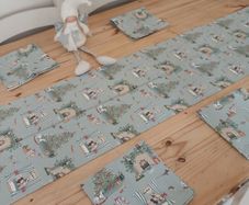 Sophie Allport Christmas Table Runner & Napkins New