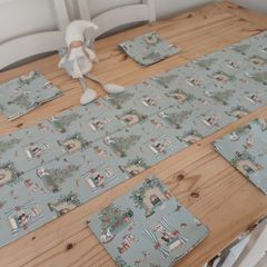 Sophie Allport Christmas Table Runner & Napkins New