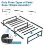 2 Full Bed Sets: Zinus SmartBase Frames Image 3