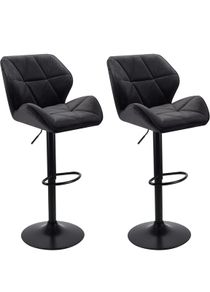 Black Velvet Bar Stools Brand New