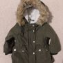 Warm fleece lined Hooded Parka Jacket Image 3