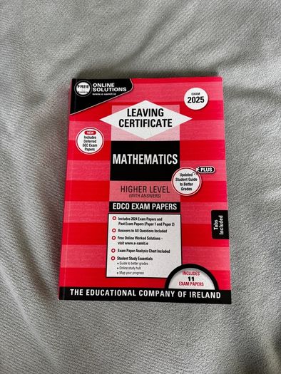 Mathematics higher level edco 2026 exam papers