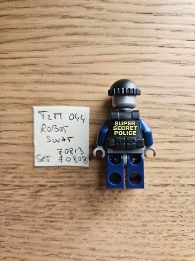 lego tlm044 robot swat, set 70813, 70808