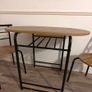 Compact Dining / Coffee Table & 2 Chairs Set Image 2