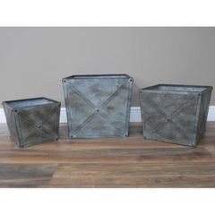 Set of 3 Planters D8481