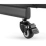 Adjustable TV Trolley with Shelf TV Bracket on Wheels Image 3