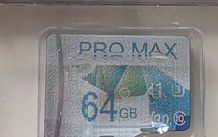 64 GB SD Memory Card Pro Max
