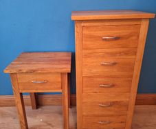 Side Table & Tallboy
