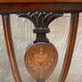 victorian small upholstered bench / sofa Image 4
