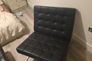Barcelona Style Single Seater Black