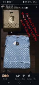 Louis Veuitton t shirts 4 different colours sizes S to xxl