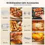 LED Digital Touch Screen Convection Air Fryer Oven Image 6