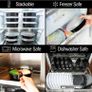 Round Plastic Meal Prep Containers - Reusable BPA Free Food Containers with Airtight Lids - Microwavable, Freezer and Dishwasher Safe - Stackable Salad Bowls MULTIPLE AMOUNTS AVAILABLE (FREE POSTAGE) Image 8