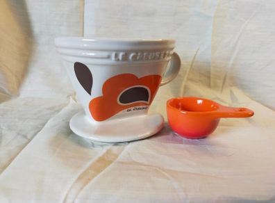 Le Creuset Orange Coffee Pour Over
