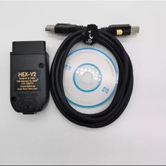 2024 Vcdscan Hex V2 Vagcom 24.7 Vag-com 24.7.1 V2 Interface For Vw For Audi Skoda Seat Vcds24.7 1996-2017 Car Diagnostics