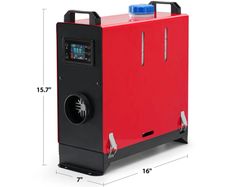 5 kw All In One Diesel Heater 12VSilencer LCD Remote Air Heater Thermostat Caravan Diesel Car Heater Motorhome RV